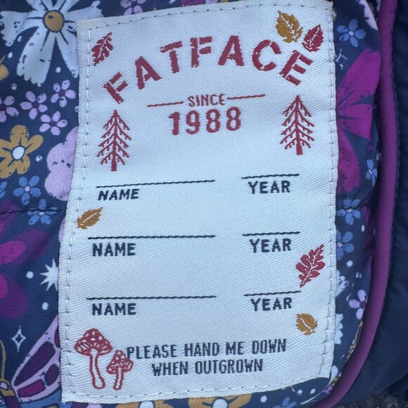 FatFace Young Crew puffer winter coat fur hood lining IS removable. - Picture 2 of 6